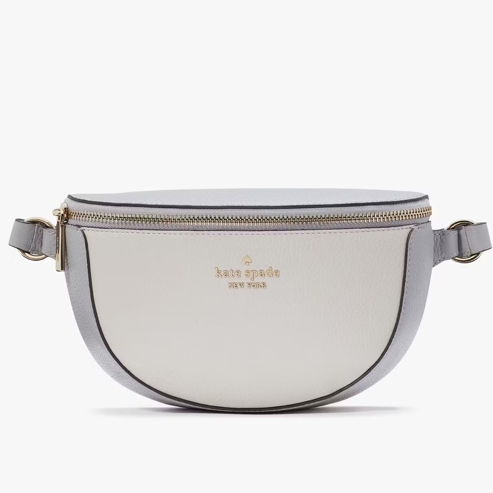 Kate Spade Lena Belt Waist Bag Fanny Pack Mountain Grey NWT